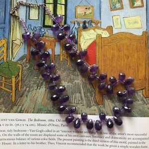 Amethyst 925 silver vintage necklace 😘❤️😍